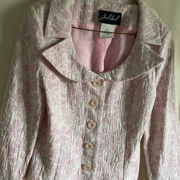 Cute Vintage Pink Floral Jacket - Picture 2 of 5